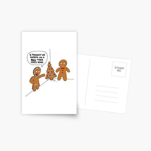 Trouble at the Gingerbread Household Postcard