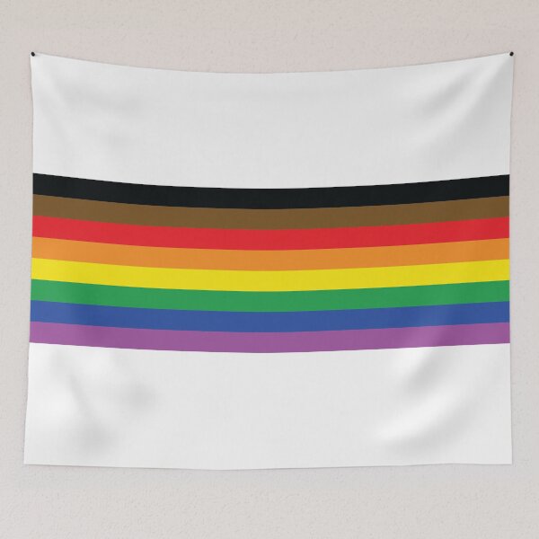 Item preview, Philadelphia POC Inclusive Gay Pride Flag Rainbow Stripes LGBTQ+ designed and sold by JoyfulJen.