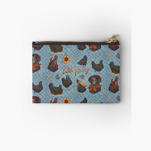 Item preview, Chickens out to Pasture in Blue designed and sold by FunandAims.