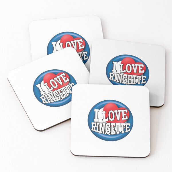 Item preview, 'I Love Ringette' (White) designed and sold by The Button Gal.