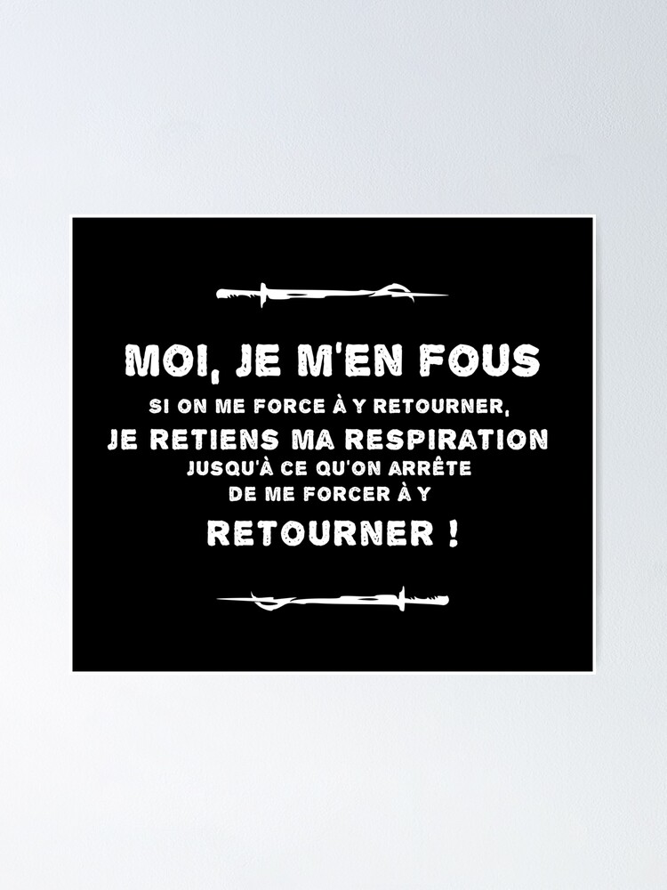 Poster Kaamelott Moi Je M En Fou Yvain Citation Par Lakadox Redbubble