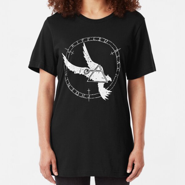 Crippled Black Phoenix 2015 A.D. (White V.1) Slim Fit T-Shirt