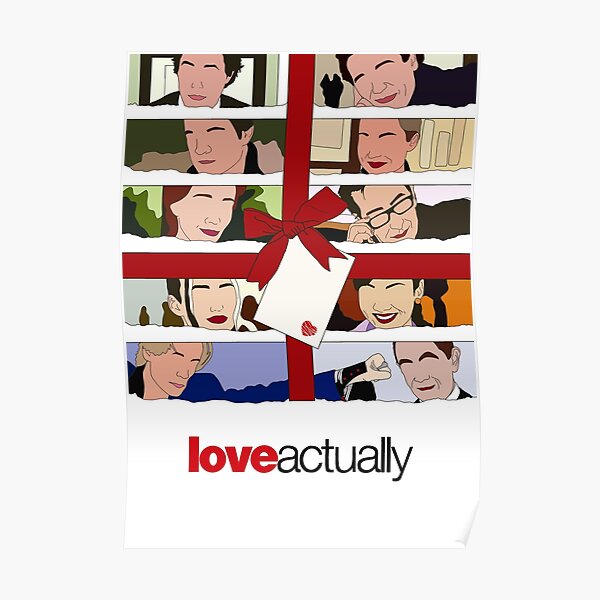 Love Actually Print Minimalist Poster