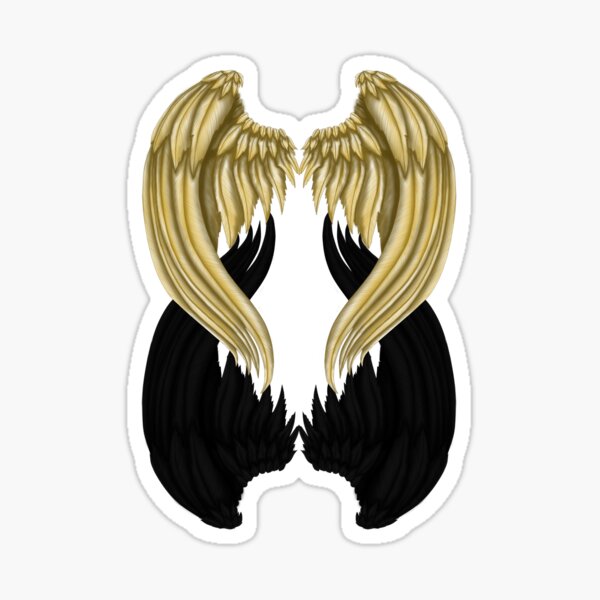 Wings of Balance: Unity Sticker
