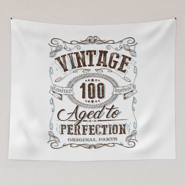 Item preview, 100th birthday Vintage gift idea vintage aged 100 birthday party designed and sold by LoveEveryWear.