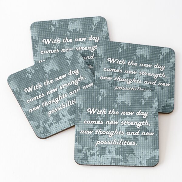 Item preview, new day comes strength new thoughts new possibilities  designed and sold by Mr7Williams.