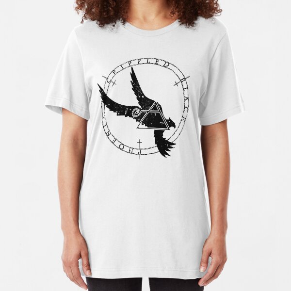 Crippled Black Phoenix 2015 A.D. (Black V.1) Slim Fit T-Shirt