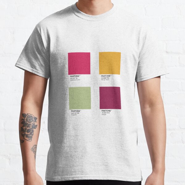 Pantone Cocktails - Sparkling Cosmo, Mango Mojito, Margarita, Sangria Classic T-Shirt