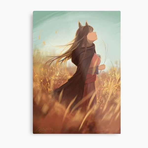 Spice and Wolf - Holo Metal Print