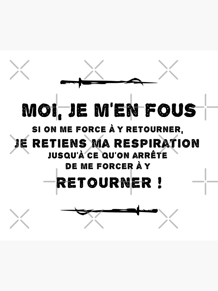 Poster Kaamelott Moi Je M En Fou Yvain Citation Par Lakadox Redbubble
