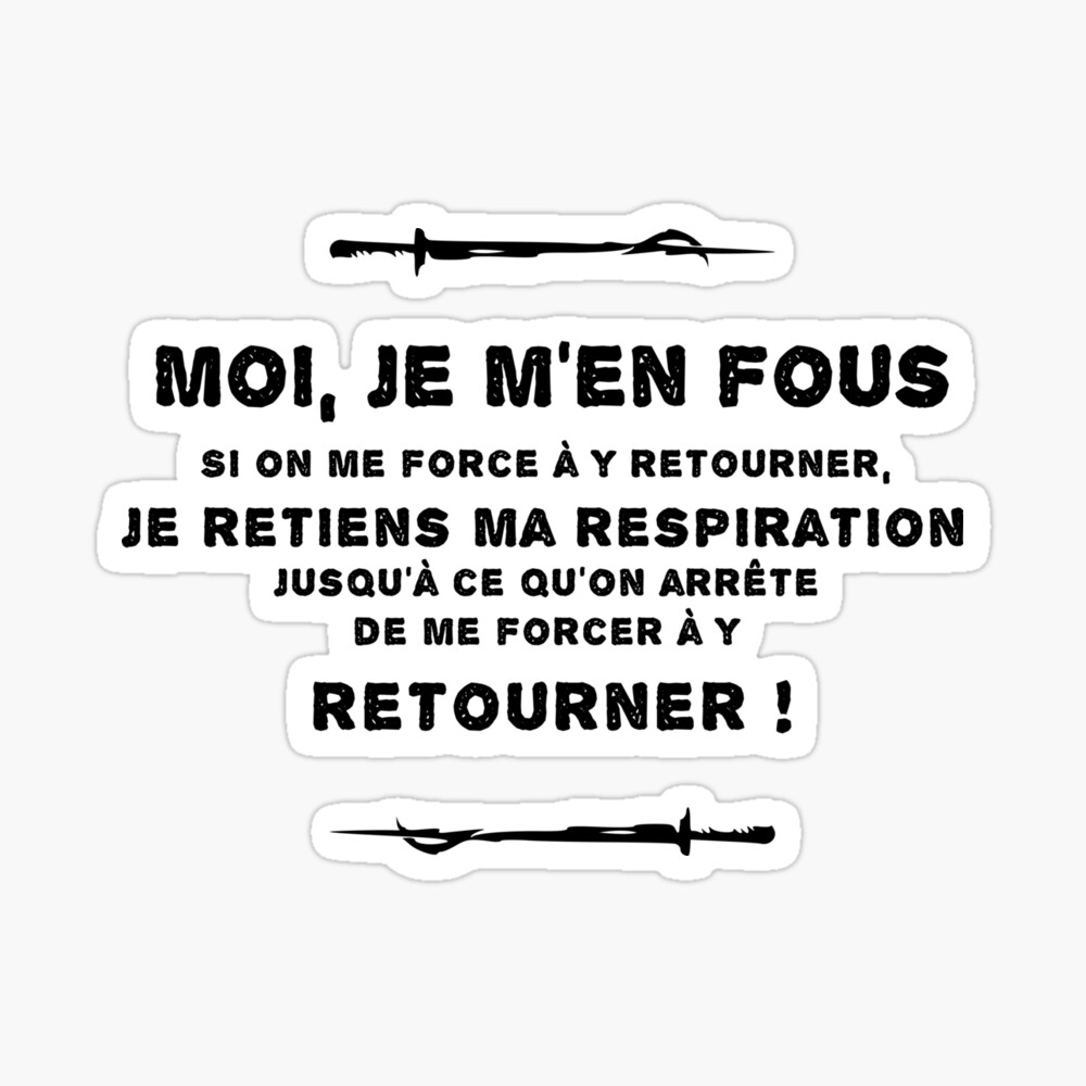 Kaamelott I Do Not Care Yvain Quote Poster By Lakadox Redbubble