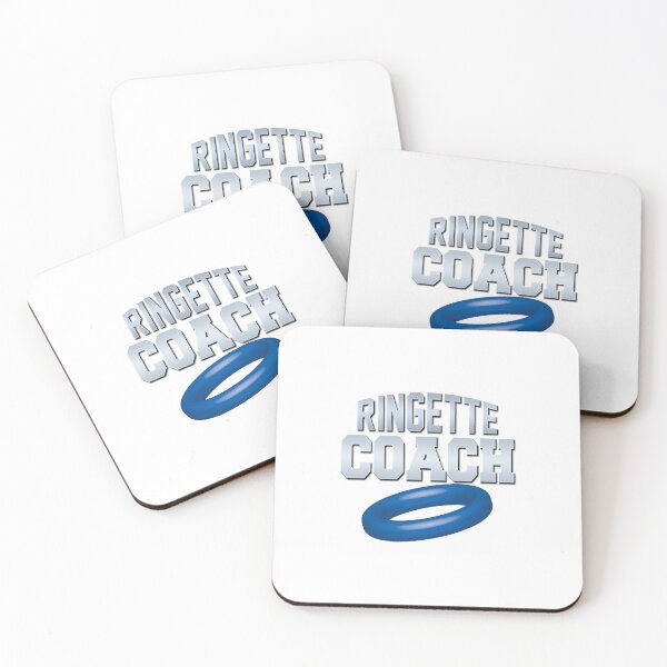Item preview, 'Ringette Coach' (White) designed and sold by The Button Gal.