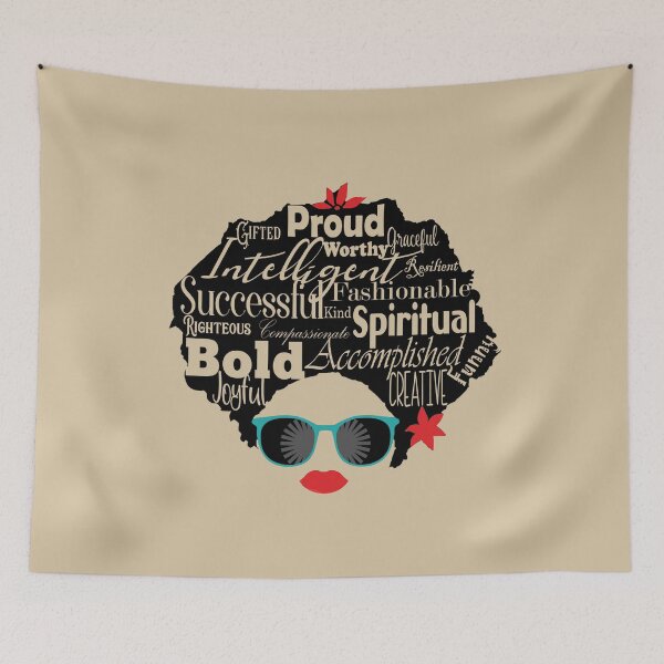 Item preview, Natural Hair-Black Girl Magic Afrocentric Pride designed and sold by WennsdaysChild.