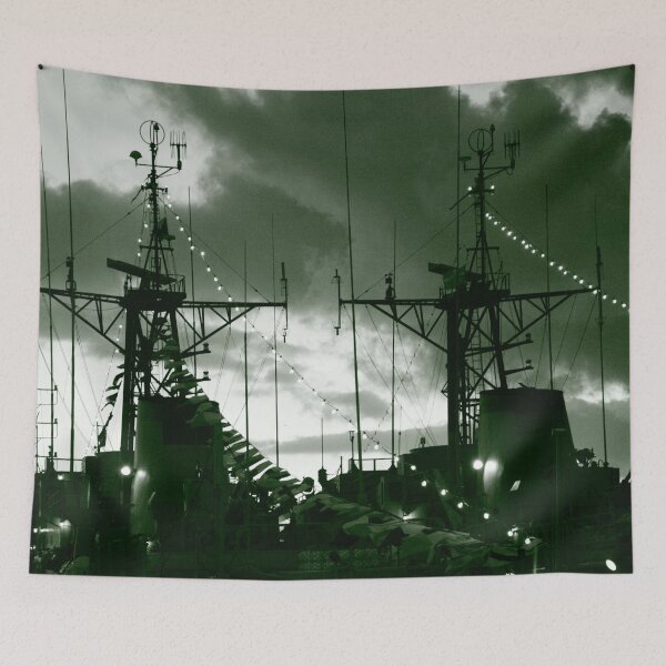 Item preview, Warships at twilight designed and sold by Gaspar Avila.