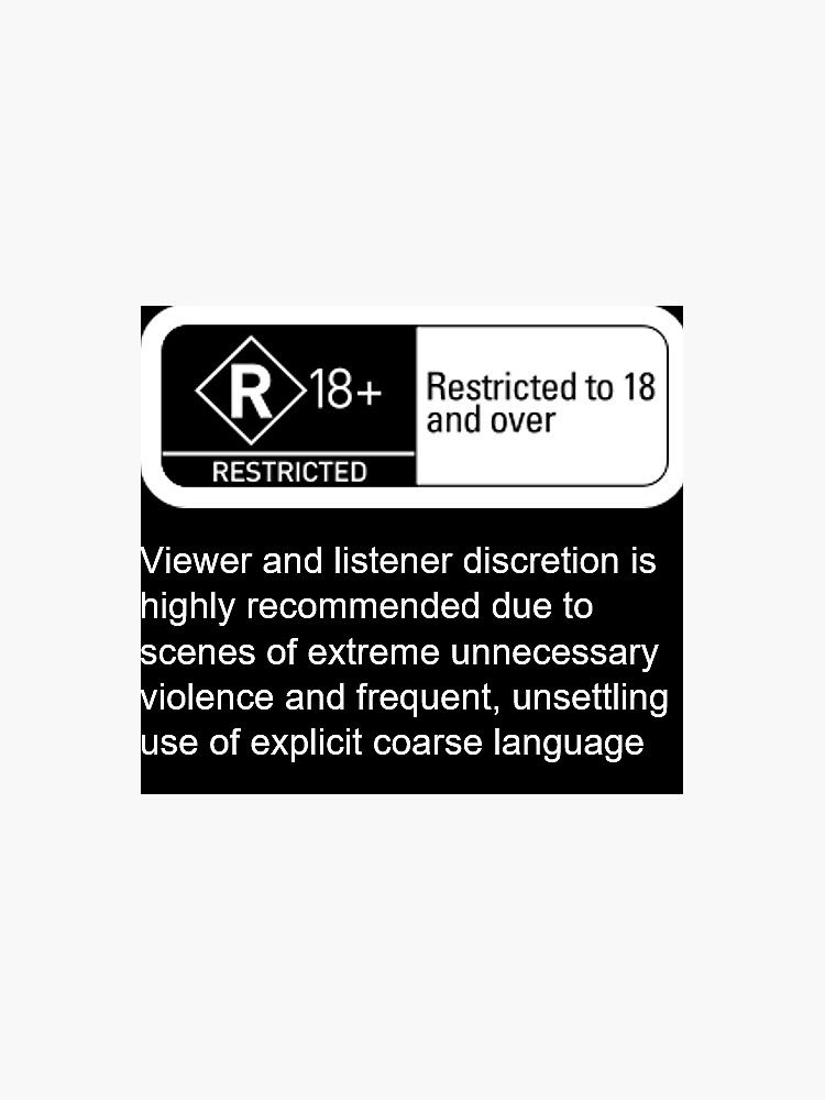 r-rated-person-rating-sticker-for-sale-by-rexaquila-redbubble