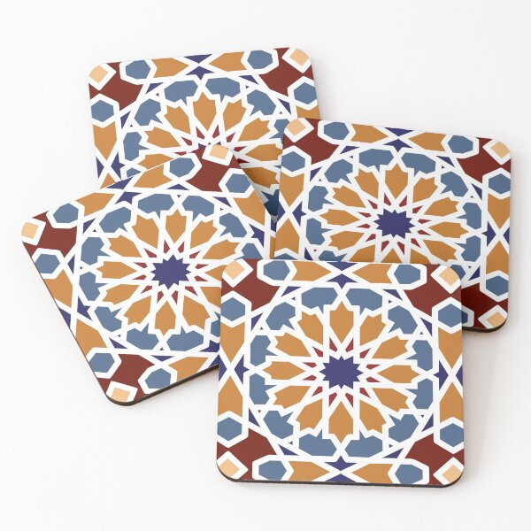 Item preview, Geometric Arabic pattern inspired by the Safaa Gardens Mosque at KAUST, Saudi Arabia designed and sold by CreatEVEdesign.
