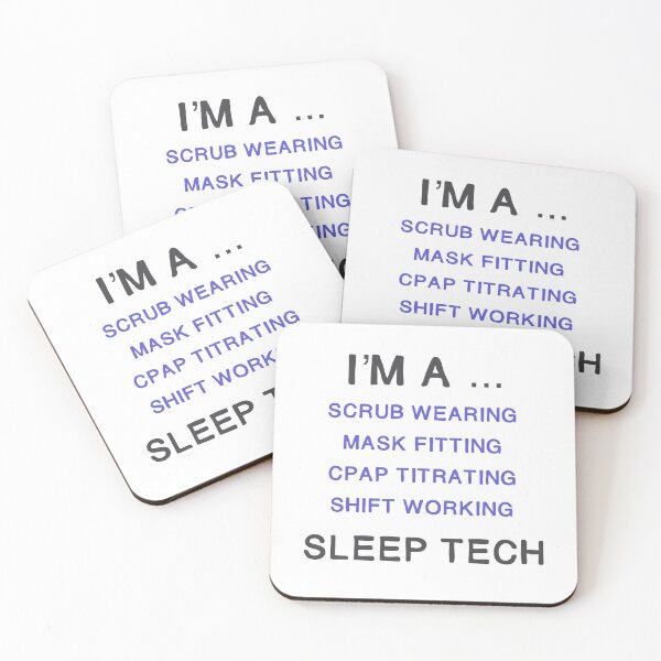 Item preview, I’m a sleep tech Purple  designed and sold by Sleepygirl2010.