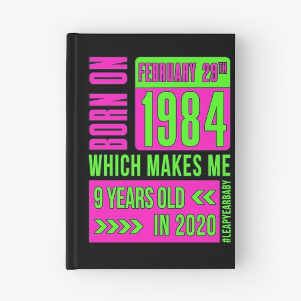 Item preview, 1984 - 84 - 9 years old PINK#leapyearbaby Girls and Womens Funny Leaper Leapling Leap Year Birthday Gifts, Shirts, Tshirts designed and sold by GabiBlaze.