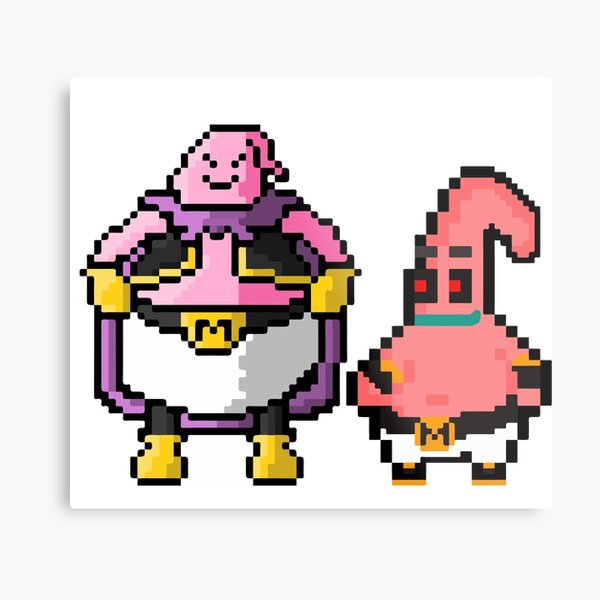 Majin Patrick and Majin buu Metal Print
