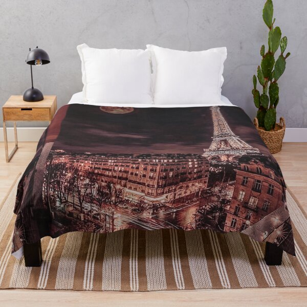 Item preview, Paris Nights Rose Gold - City Scene Aesthetic - Window View designed and sold by wildxinfinite.