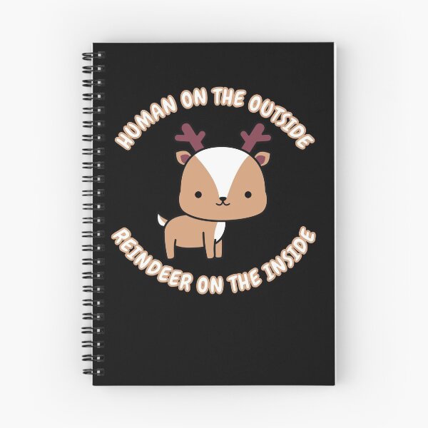 Item preview, Human Outside Reindeer Inside Cute designed and sold by Distrill.