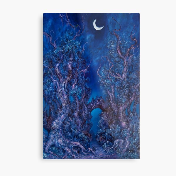 The Alley of Night-Time Loves Metal Print