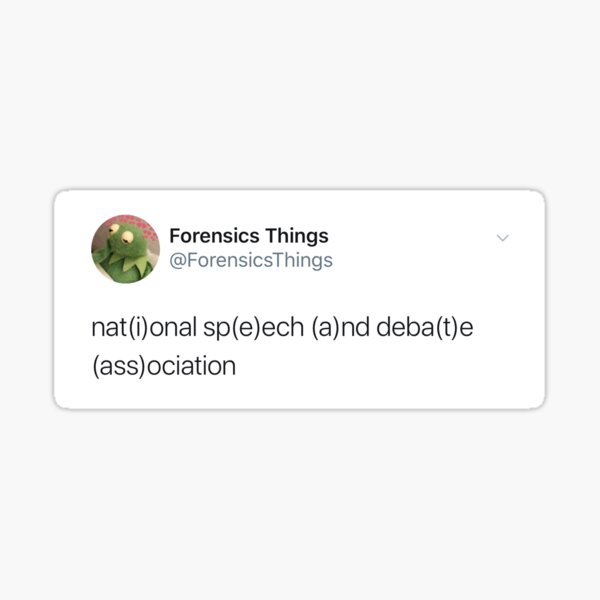 nsda tweet Sticker