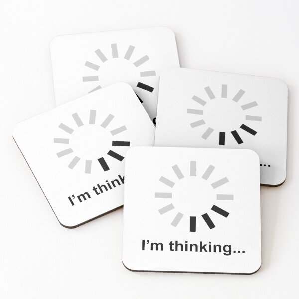 Item preview, I'm THINKING with icon of loading designed and sold by MiSou Shop.