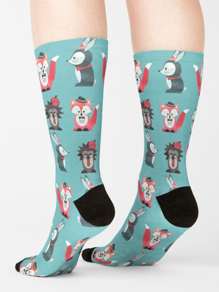 Alternate view of Dark Bunker Wallpaper Socks