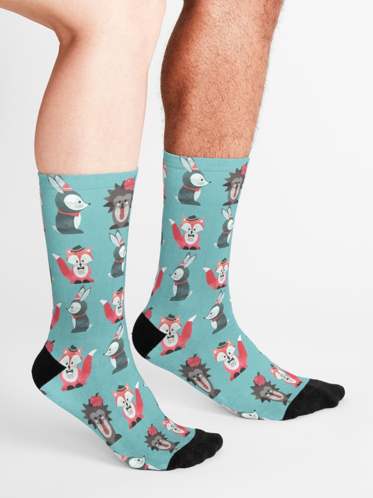 Alternate view of Dark Bunker Wallpaper Socks
