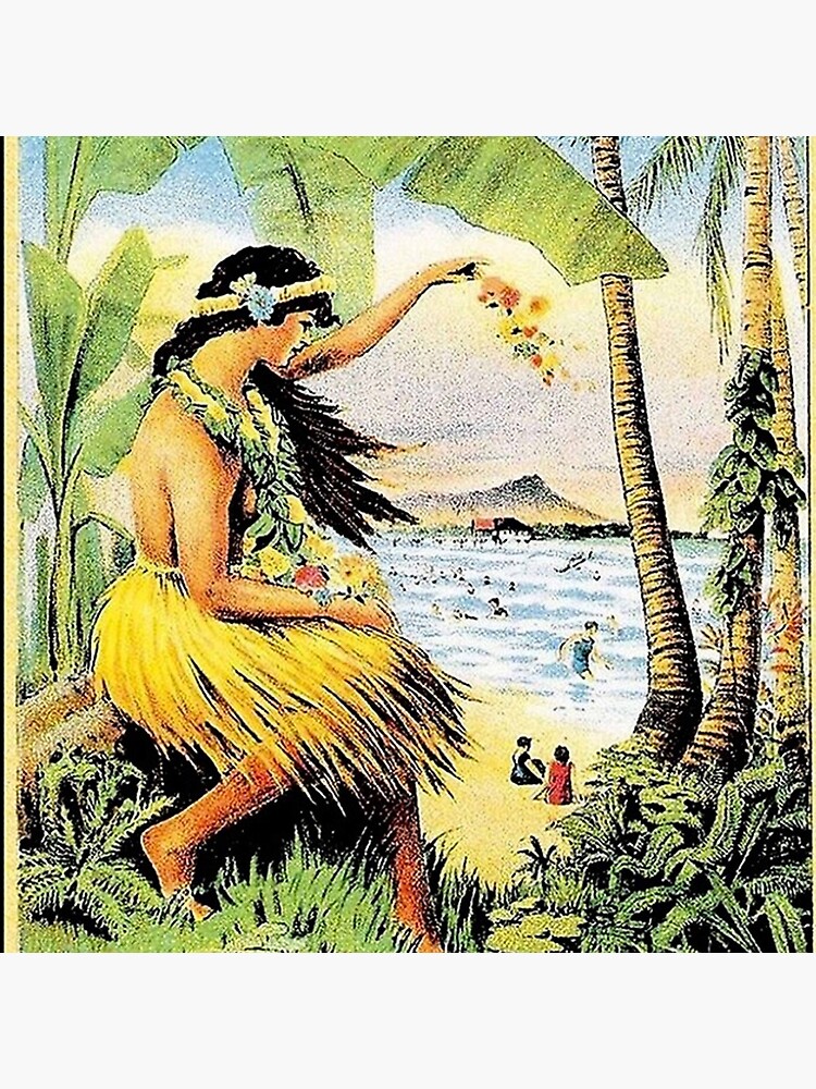 HAWAII Vintage Honolulu Mid-Pacific Carnival Print by vbgh