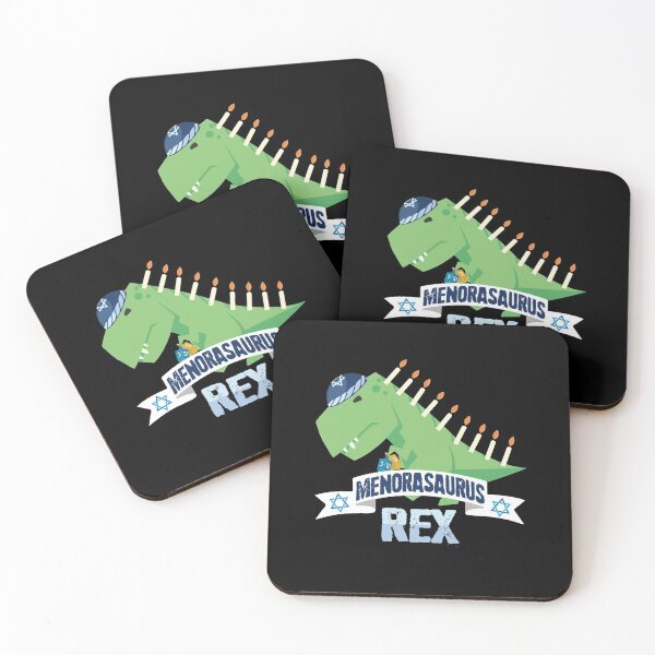 Item preview, Menorasaurus Rex Dinosaurio Hanukkah Judío Januca Menorah Regalo designed and sold by Dressed For Duty.