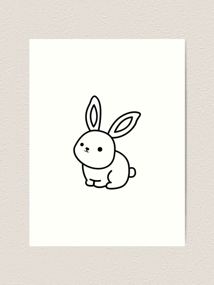 Bunny Drawing Easy | How to draw a Cute Bunny Step by Step | Kawaii Drawings  - YouTube