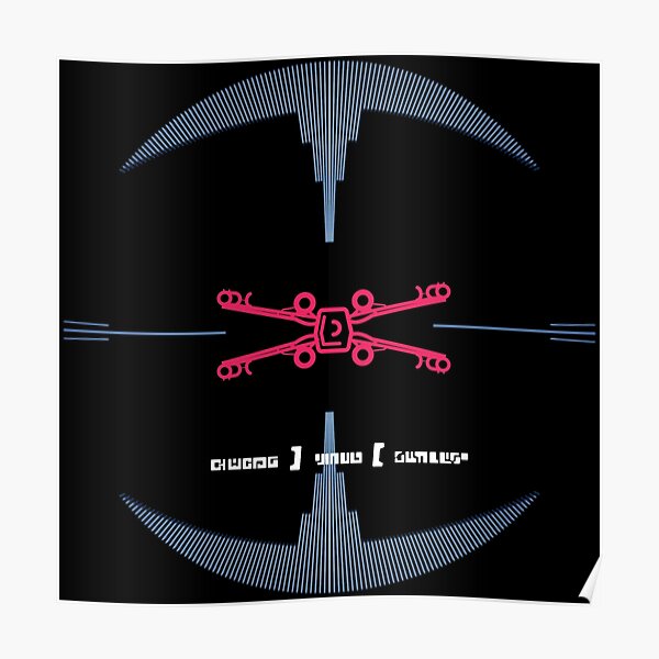 TIE Fighter targeting computer Poster