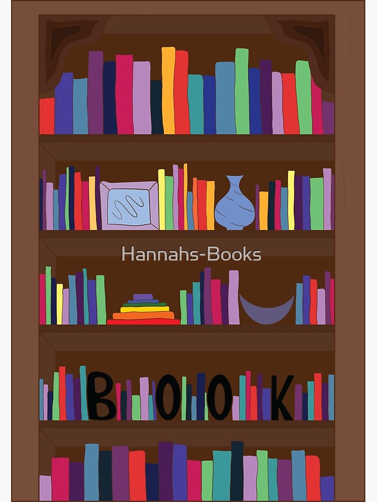 Discover Bookshelf Premium Matte Vertical Poster