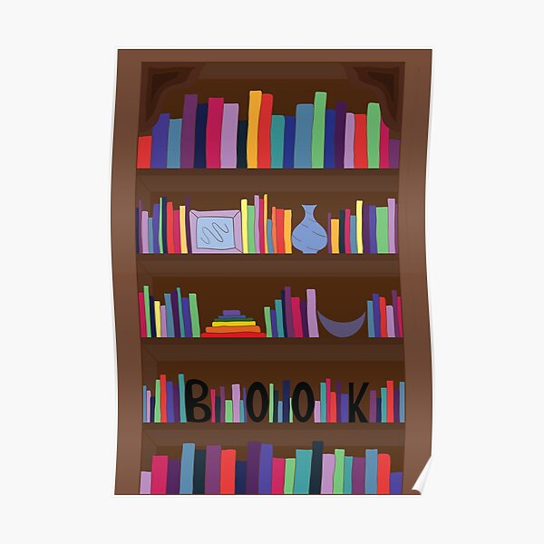 Bookshelf Posters Redbubble