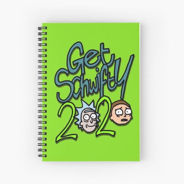 "Get Schwifty 2020" with Rick and Morty™ Spiral Notebook