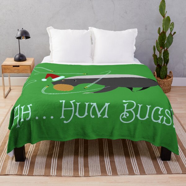 Item preview, Festive Honey Badger With Hum Bugs designed and sold by mockbridge.