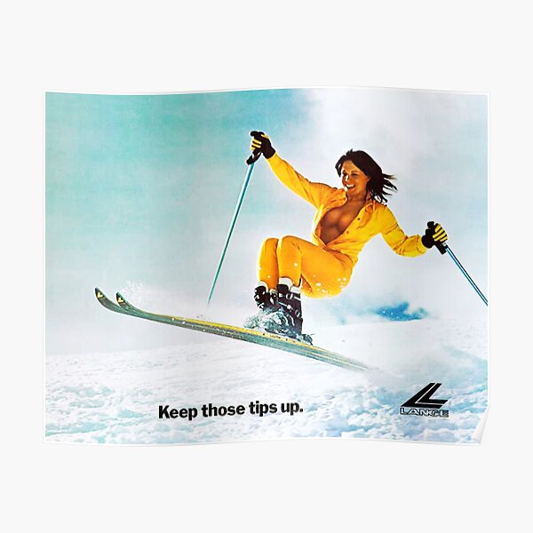 Ski Skiing Kitzbuhel Austria Vintage Lady Poster Reproduction FREE SHIP in USA