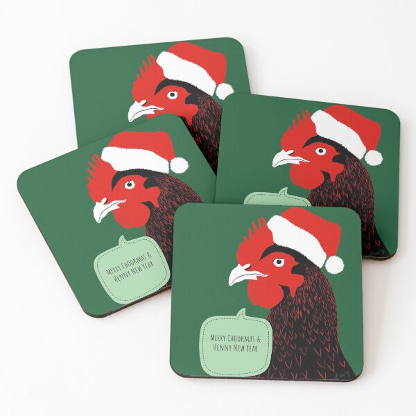 Item preview, Merry Chookmas from Christmas Santa Chicken  designed and sold by Leah Lux.