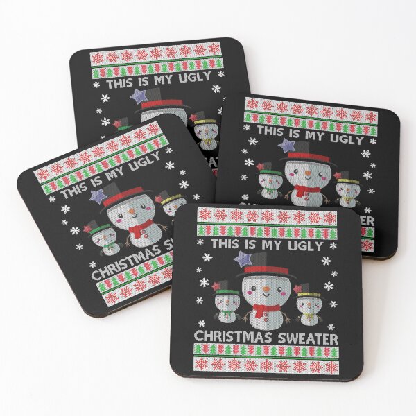 Artikelvorschau, Christmas funny gift ugly happy holidays Cute Snowman christmas gift idea for xmas present Merry christmas entworfen und verkauft von LoveEveryWear.