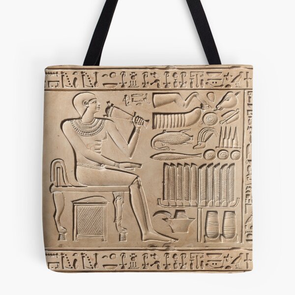 Item preview, Egyptian Early Middle Kingdom Funerary Stela from Thebes designed and sold by Vash Chen.