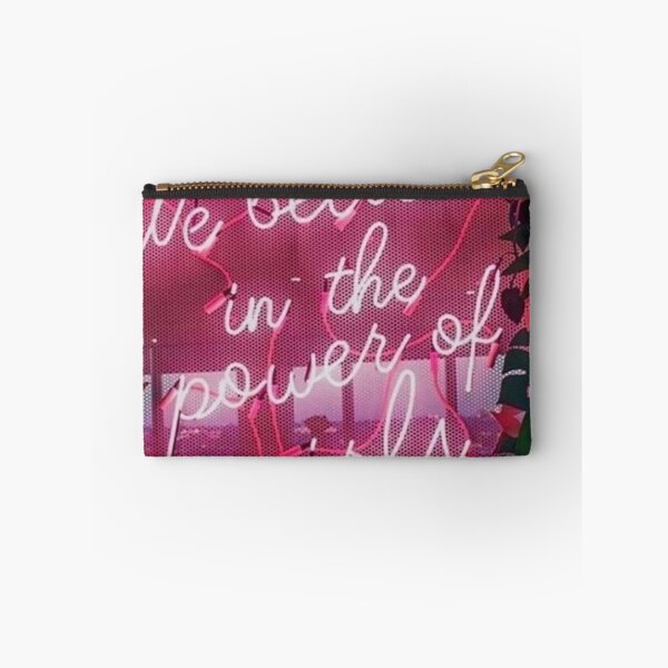 Item preview, Girl Power Neon Pink Tropical- We Believe in THe Power of Girls - Pink Aesthetic designed and sold by wildxinfinite.