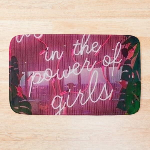 Item preview, Girl Power Neon Pink Tropical- We Believe in THe Power of Girls - Pink Aesthetic designed and sold by wildxinfinite.