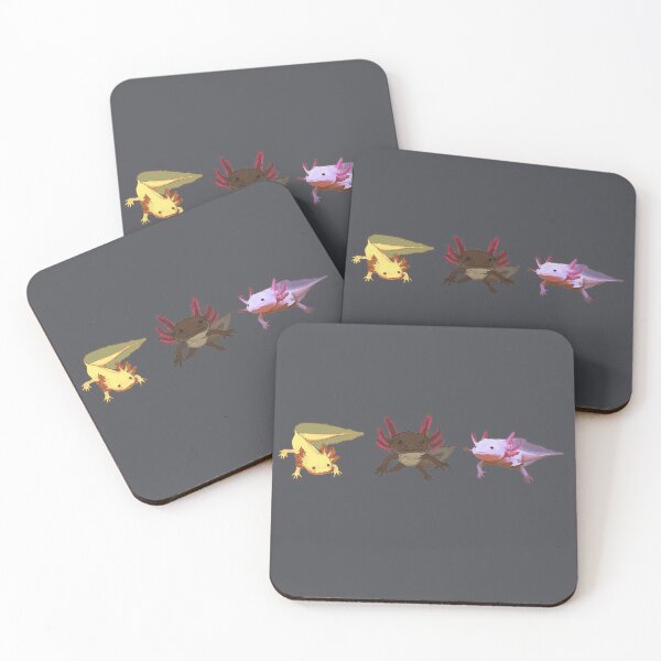 Item preview, Cute axolotls illustrations designed and sold by Camilla Fjäder.