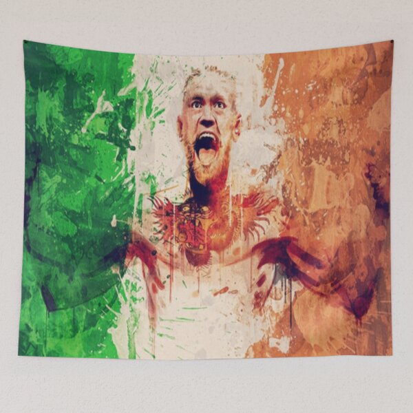 Item preview, Conor McGregor Ireland - Wall Tapestry/Poster designed and sold by Fatality MMA.