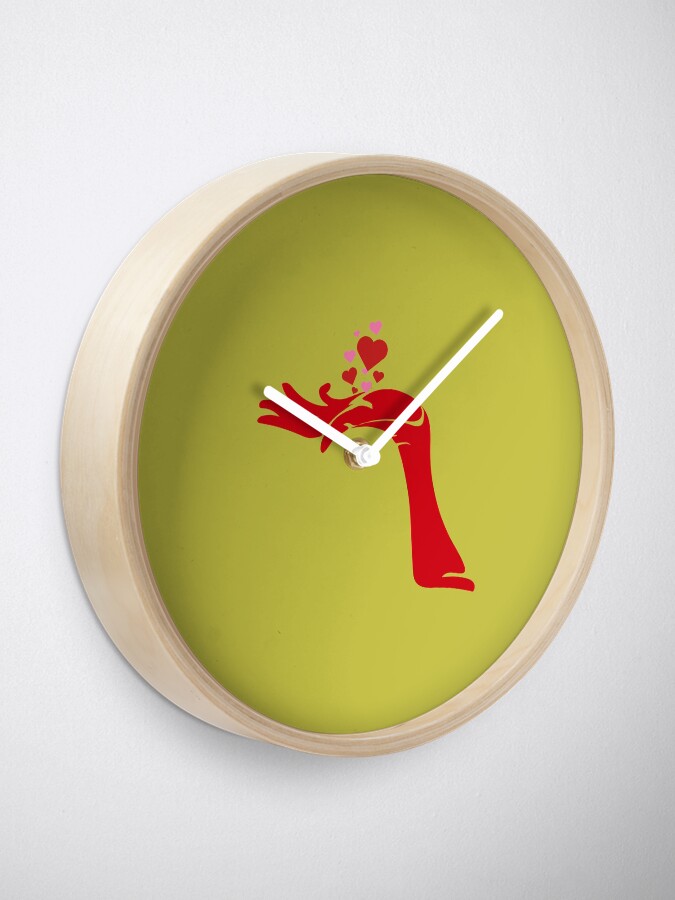Alternate view of Devils heart's handfull Clock