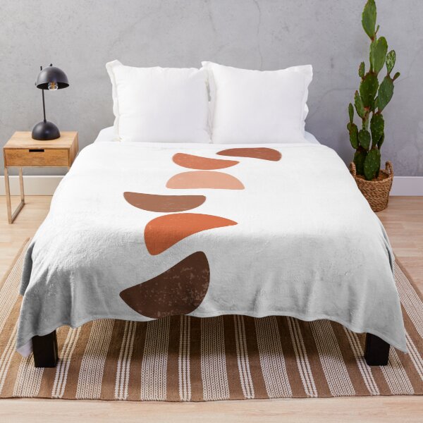 Item preview, Terracotta Abstract 42 - Modern, Contemporary Art - Abstract Organic Shapes - Half Circles - Brown designed and sold by Studio Grafiikka.