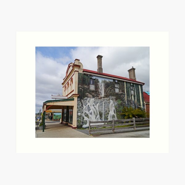 Item preview, Forth Falls mural, Sheffield, Tasmania, Australia designed and sold by Margaret  Hyde.