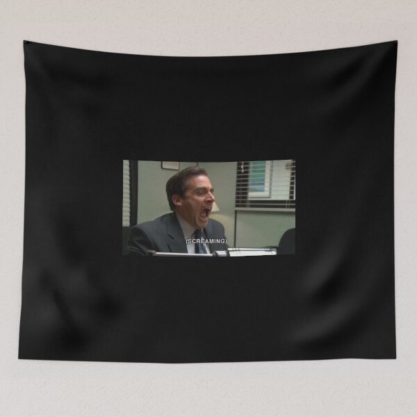 Item preview, the office the office michael Scott screaming designed and sold by calamity02.